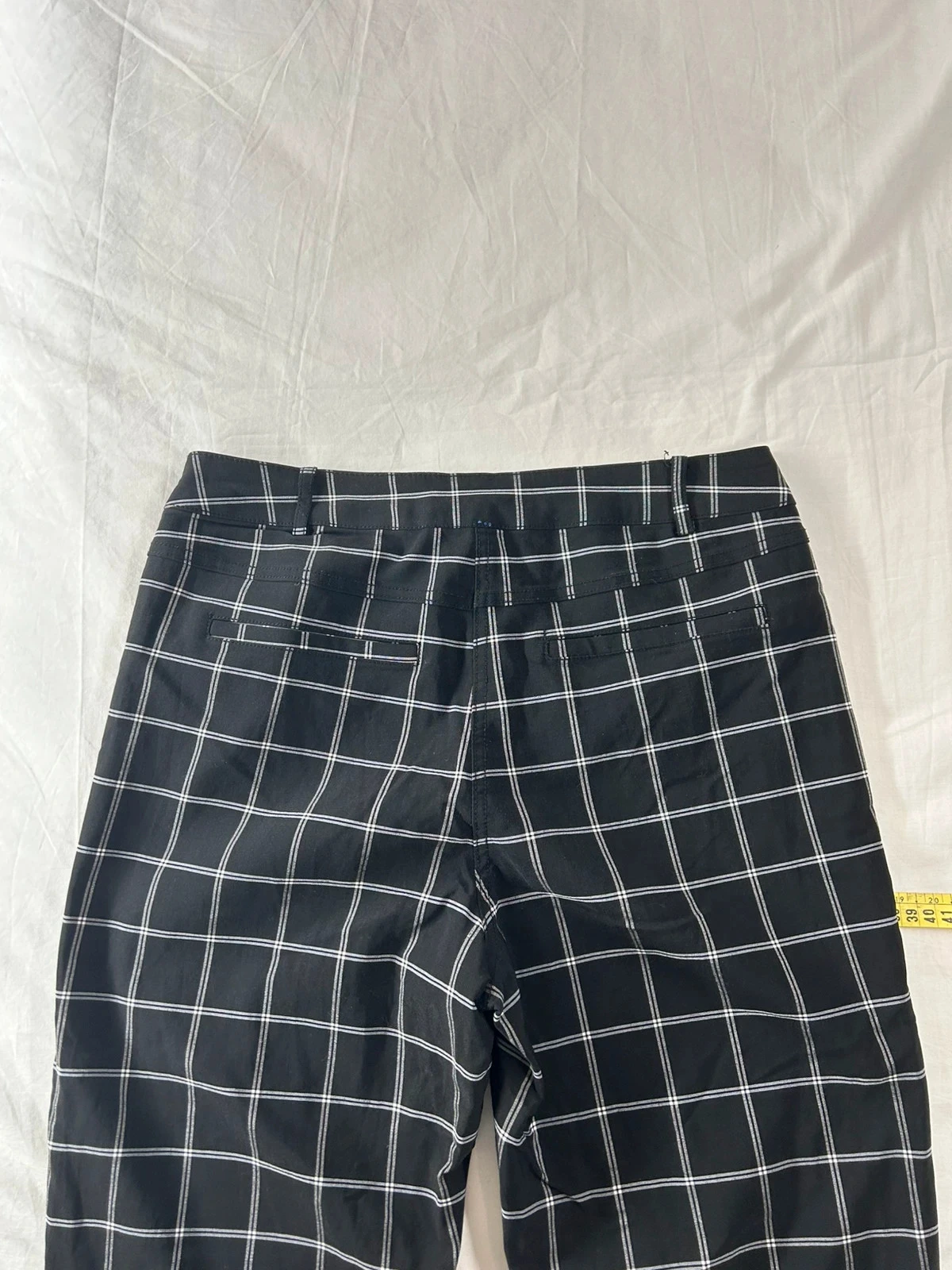 Black and white plaid straight leg pants La Halle – photo 7